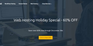 DreamHost giảm giá 60% nhân ngày Holiday Savings