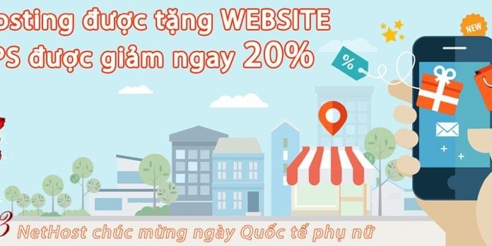 NETHOST – 08/03 rộn ràng ưu đãi khủng nethost