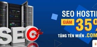 VinaHost – Giảm 35% SEO Hosting, tặng tên miền .COM, .NET