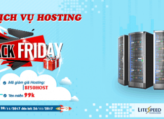 Black Friday – HostingViet giảm 50% Cloud Hosting, Tên miền quốc tế 99k