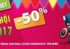DIGISTAR giảm giá 50% Cloud Web Hosting, Cloud Server/VPS, Tên miền mở đầu cho Online Friday 2017