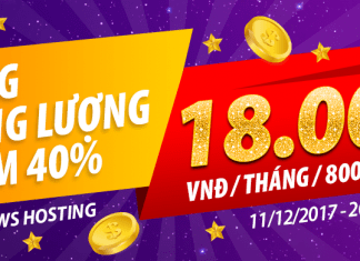 Tăng dung lượng + giảm 40% Linux/ Windows Hosting mới