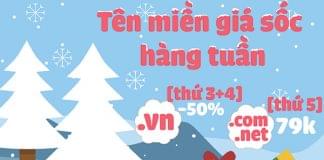 Tên miền .COM/.NET giá 79k, .VN giảm 50% tại Nhân Hòa