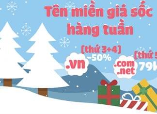 Tên miền .COM/.NET giá 79k, .VN giảm 50% tại Nhân Hòa