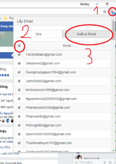 CÁCH LẤY EMAIL HÀNG LOẠT TỪ BÌNH LUẬN FACEBOOK 9 Cách lấy Email hàng loạt từ bình luận Facebook