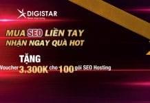 DIGISTAR Tặng Voucher 3300k cho dịch vụ SEO Hosting voucher 3300k seo hosting